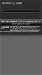 Mobile Screenshot of deltasig.com