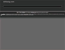 Tablet Screenshot of deltasig.com